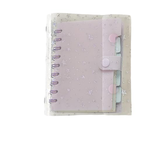 Dokumentenmappe, Kartenorganizer Ordner, Aufbewahrungszubehör für Aufkleber mit Sternmuster für Quittungen, Tickets, Journal, Projektmanager, Schule, Büro und Dokumentenmappe, Kartenorganizer Ordner, Aufbewahrungszubehör für Aufkleber mit Sternmuster für Quittungen, Tickets, Journal, Projektmanager, Schule, Büro und von GZBMEZS