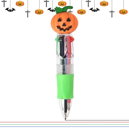 GZBMEZS Halloween Mehrfarbenstifte - Halloween-Motiv 4er Satz Farbige Kugelschreiber - Verschiedene Schreibtools und Büromaterial für Kinder zum Journaling für Weihnachten Feiertage und GZBMEZS Halloween Mehrfarbenstifte - Halloween-Motiv 4er Satz Farbige Kugelschreiber - Verschiedene Schreibtools und Büromaterial für Kinder zum Journaling für Weihnachten Feiertage und von GZBMEZS