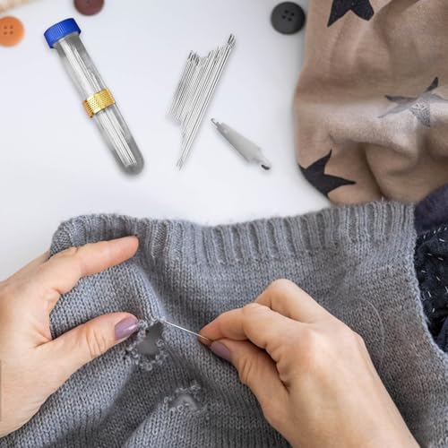 Nähzubehör Set für Erwachsene, Metall Nähzubehör, Tragbares Quiltzubehör Für Anfänger Kostümdesigner Quilter Handarbeitskurse Heimschneider von GZBMEZS
