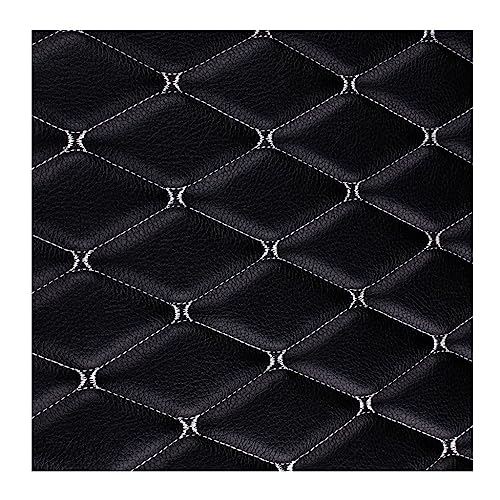 Kunstleder PVC Gesteppt Kaschiert Leder Kunstleder Polsterstoff Gesteppt Kaschiert Meterware Dekostoff Für Schrank Ledertasche Autositz Sofa Möbel (Size:1.6x1m/5.25x3.28ft) (Color : Black, Size : 1. von GZDCPHDPB