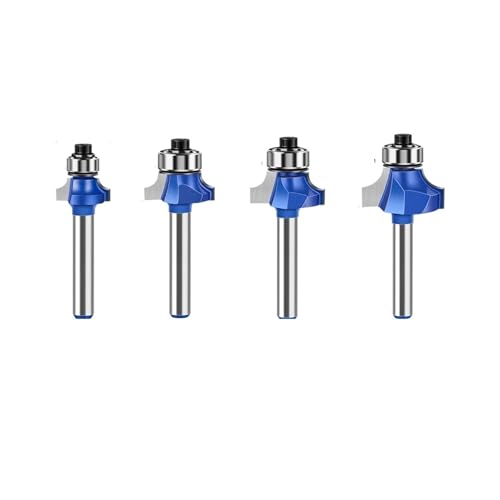 GZHXF 1/4 Inch Shank 6mm 6.35mm Shank Blue Roundover Router Bit Set Carbide Wood Router Bits For Woodworking GZHXF 1/4 Inch Shank 6mm 6.35mm Shank Blue Roundover Router Bit Set Carbide Wood Router Bits For Woodworking von GZHXF
