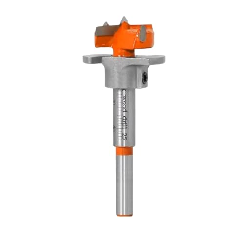 GZHXF 1/5 Stück Durchmesser 15,20,25,30,35 mm Einstellbare Hartmetallbohrer Scharnierlochöffner Bohrer Gekipptes Bohrwerkzeug Holzbearbeitungsschneider von GZHXF