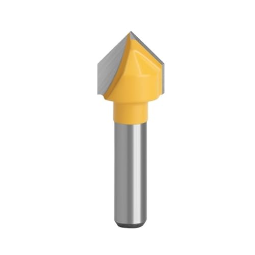 GZHXF 1 x 6 mm Schaft-Oberfräser, gerade T-Fräser, V-Bündigfräser, Rundwinkelfräser, Holzfräser GZHXF 1 x 6 mm Schaft-Oberfräser, gerade T-Fräser, V-Bündigfräser, Rundwinkelfräser, Holzfräser von GZHXF