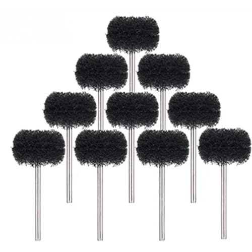 GZHXF 10 Stück Nylon-Polierscheibe for Mini-Bohrer, Schleifbürste, Scheuerschwämme, 2,35 mm/3 mm Schaft, for Drehwerkzeug-Zubehör, Körnung 120, 180, 320, 400, 600 GZHXF 10 Stück Nylon-Polierscheibe for Mini-Bohrer, Schleifbürste, Scheuerschwämme, 2,35 mm/3 mm Schaft, for Drehwerkzeug-Zubehör, Körnung 120, 180, 320, 400, 600 von GZHXF
