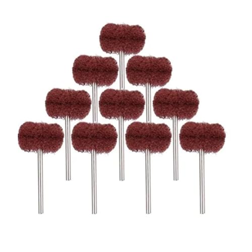 GZHXF 10 Stück Nylon-Polierscheibe for Mini-Bohrer, Schleifbürste, Scheuerschwämme, 2,35 mm/3 mm Schaft, for Drehwerkzeug-Zubehör, Körnung 120, 180, 320, 400, 600 GZHXF 10 Stück Nylon-Polierscheibe for Mini-Bohrer, Schleifbürste, Scheuerschwämme, 2,35 mm/3 mm Schaft, for Drehwerkzeug-Zubehör, Körnung 120, 180, 320, 400, 600 von GZHXF