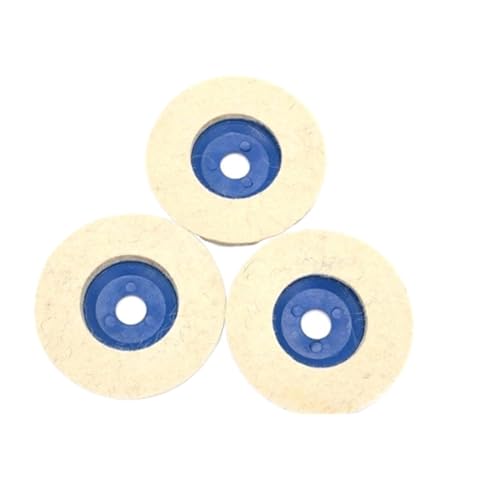 GZHXF 100 mm Wollpolierscheibe Beige Polierpads Schleifwinkelschleiferscheibe Filzpolierscheibe for Edelstahl Aluminium 1/2/3 Stück GZHXF 100 mm Wollpolierscheibe Beige Polierpads Schleifwinkelschleiferscheibe Filzpolierscheibe for Edelstahl Aluminium 1/2/3 Stück von GZHXF