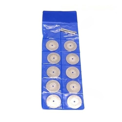 GZHXF 10pcs 20 30 40 50mm Diamond Circular Saw Blade Grinding Cutting Disc With 2pcs Connecting Shank For Rotary Tool GZHXF 10pcs 20 30 40 50mm Diamond Circular Saw Blade Grinding Cutting Disc With 2pcs Connecting Shank For Rotary Tool von GZHXF