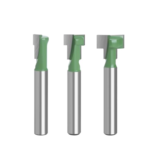 GZHXF 1pc 1/4" Shank 6.35mm T-Slot Cutter Router Bit Set Hex Bolt Key Hole Bits T Slotting Milling Cutter For Wood Woodworking GZHXF 1pc 1/4" Shank 6.35mm T-Slot Cutter Router Bit Set Hex Bolt Key Hole Bits T Slotting Milling Cutter For Wood Woodworking von GZHXF