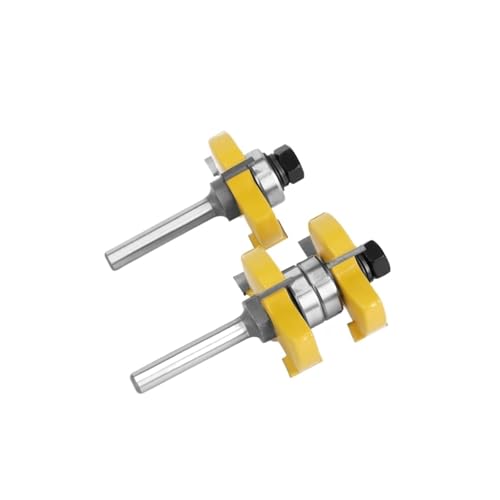GZHXF 2 Stück 8 mm Nut- und Nutfräser-Bit-Set, 1-1/2 Zoll Schaftfräser für Holzbearbeitungswerkzeuge. GZHXF 2 Stück 8 mm Nut- und Nutfräser-Bit-Set, 1-1/2 Zoll Schaftfräser für Holzbearbeitungswerkzeuge. von GZHXF