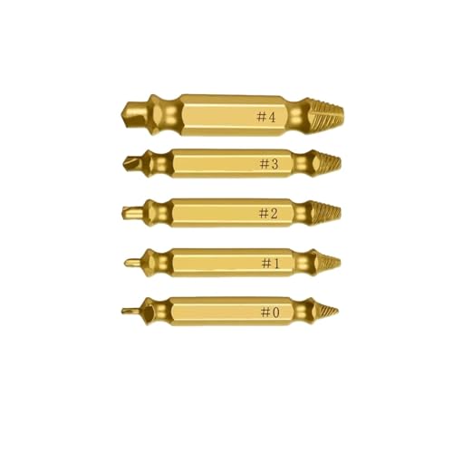 GZHXF 4/5/6-teiliges Set for Ausdrehen beschädigter Schrauben, Zentrierbohrer-Set, Holzbearbeitungswerkzeuge, Ausdreher for gebrochene Schrauben, Entferner for Schrauben GZHXF 4/5/6-teiliges Set for Ausdrehen beschädigter Schrauben, Zentrierbohrer-Set, Holzbearbeitungswerkzeuge, Ausdreher for gebrochene Schrauben, Entferner for Schrauben von GZHXF