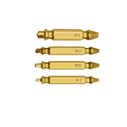 GZHXF 4/5/6-teiliges Set for Ausdrehen beschädigter Schrauben, Zentrierbohrer-Set, Holzbearbeitungswerkzeuge, Ausdreher for gebrochene Schrauben, Entferner for Schrauben GZHXF 4/5/6-teiliges Set for Ausdrehen beschädigter Schrauben, Zentrierbohrer-Set, Holzbearbeitungswerkzeuge, Ausdreher for gebrochene Schrauben, Entferner for Schrauben von GZHXF