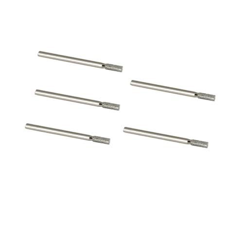GZHXF 5 Stück 60Grit 3/6mm Schaftzylinder Diamantfräser Schleifstück Stein Jade Schnitzen Schleifen Gravierung Bohrer Drehwerkzeug GZHXF 5 Stück 60Grit 3/6mm Schaftzylinder Diamantfräser Schleifstück Stein Jade Schnitzen Schleifen Gravierung Bohrer Drehwerkzeug von GZHXF