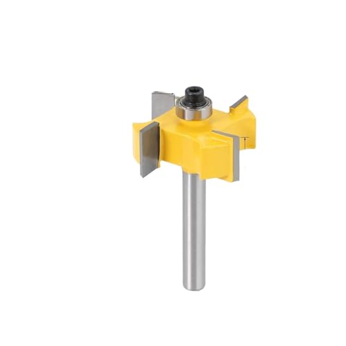 GZHXF 6mm 1/4 Inch Shank T Type Bearings Wood Milling Cutter Industrial Grade Rabbeting Bit Woodworking Tool Router Bits For Wood 1pcs 3pcs GZHXF 6mm 1/4 Inch Shank T Type Bearings Wood Milling Cutter Industrial Grade Rabbeting Bit Woodworking Tool Router Bits For Wood 1pcs 3pcs von GZHXF