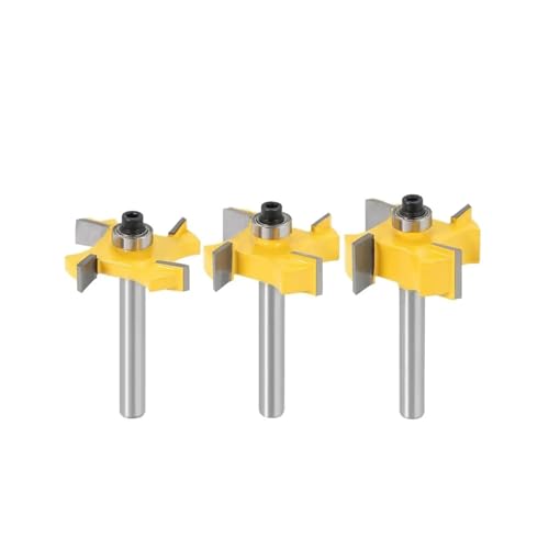 GZHXF 6mm 1/4 Inch Shank T Type Bearings Wood Milling Cutter Industrial Grade Rabbeting Bit Woodworking Tool Router Bits For Wood 1pcs 3pcs GZHXF 6mm 1/4 Inch Shank T Type Bearings Wood Milling Cutter Industrial Grade Rabbeting Bit Woodworking Tool Router Bits For Wood 1pcs 3pcs von GZHXF