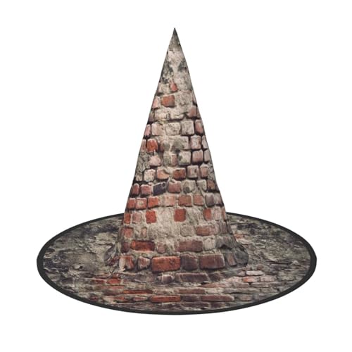 GZHYHAKAN Ancient Worn Brick Wall Print Halloween Hut für Partys, Karneval und Rollenspiele - Leicht, Bequem GZHYHAKAN Ancient Worn Brick Wall Print Halloween Hut für Partys, Karneval und Rollenspiele - Leicht, Bequem von GZHYHAKAN