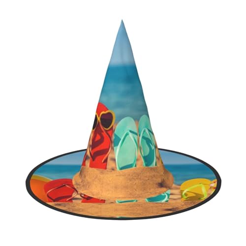GZHYHAKAN Bunte Flip-Flops, Strandball-Druck, Halloween-Hut für Partys, Karneval und Rollenspiele – leicht, bequem GZHYHAKAN Bunte Flip-Flops, Strandball-Druck, Halloween-Hut für Partys, Karneval und Rollenspiele – leicht, bequem von GZHYHAKAN