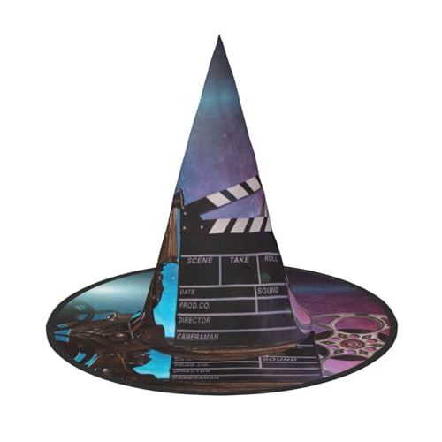 GZHYHAKAN Filme, Klapperboard-Druck, Halloween-Hut für Partys, Karneval und Rollenspiele, leicht, bequem GZHYHAKAN Filme, Klapperboard-Druck, Halloween-Hut für Partys, Karneval und Rollenspiele, leicht, bequem von GZHYHAKAN