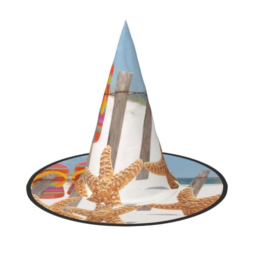 GZHYHAKAN Flip Flop Print Halloween Hut für Partys, Karneval und Rollenspiele - leicht, bequem von GZHYHAKAN