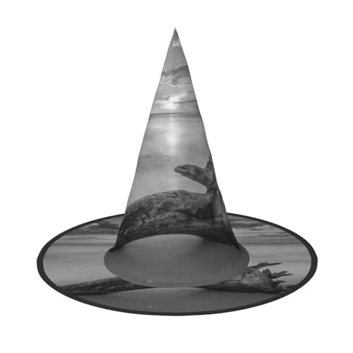 GZHYHAKAN Strand Holzbild Druck Halloween Hut für Partys, Karneval und Rollenspiele - leicht, bequem GZHYHAKAN Strand Holzbild Druck Halloween Hut für Partys, Karneval und Rollenspiele - leicht, bequem von GZHYHAKAN
