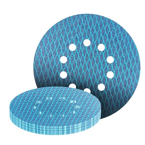 15Stk 225mm Klett Schleifpapier, 10-Loch Schleifscheiben mit Staubabsaugung, Korn 100, Hochwertiges Aluminiumoxid Schleifmittel für Exzenterschleifer – GZKTY 15Stk 225mm Klett Schleifpapier, 10-Loch Schleifscheiben mit Staubabsaugung, Korn 100, Hochwertiges Aluminiumoxid Schleifmittel für Exzenterschleifer – GZKTY von GZKTY