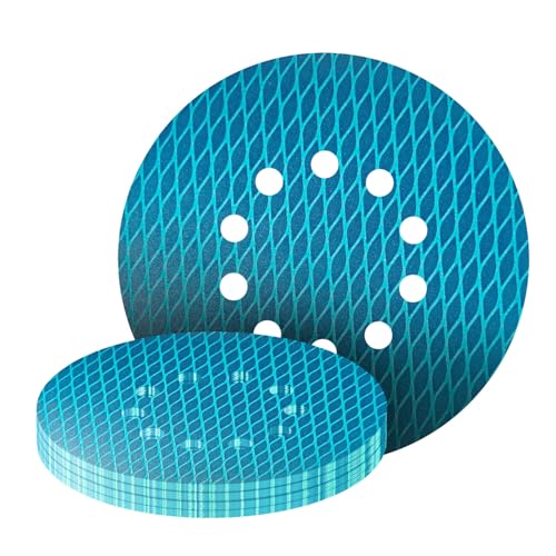 20Stk 225mm Klett Schleifpapier, 10-Loch Schleifscheiben mit Staubabsaugung, Korn 240, Hochwertiges Aluminiumoxid Schleifmittel für Exzenterschleifer – GZKTY 20Stk 225mm Klett Schleifpapier, 10-Loch Schleifscheiben mit Staubabsaugung, Korn 240, Hochwertiges Aluminiumoxid Schleifmittel für Exzenterschleifer – GZKTY von GZKTY