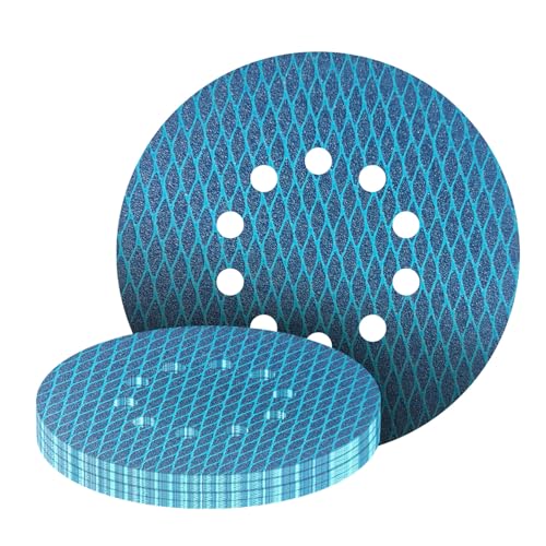 15Stk 225mm Klett Schleifpapier, 10-Loch Schleifscheiben mit Staubabsaugung, Korn 60, Hochwertiges Aluminiumoxid Schleifmittel für Exzenterschleifer – GZKTY 15Stk 225mm Klett Schleifpapier, 10-Loch Schleifscheiben mit Staubabsaugung, Korn 60, Hochwertiges Aluminiumoxid Schleifmittel für Exzenterschleifer – GZKTY von GZKTY