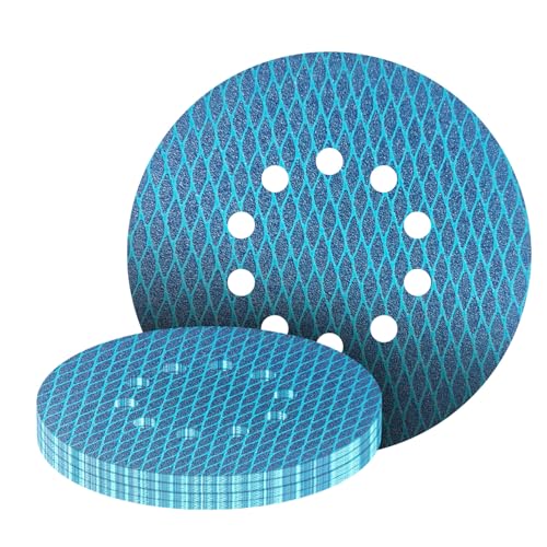 15Stk 225mm Klett Schleifpapier, 10-Loch Schleifscheiben mit Staubabsaugung, Korn 80, Hochwertiges Aluminiumoxid Schleifmittel für Exzenterschleifer – GZKTY 15Stk 225mm Klett Schleifpapier, 10-Loch Schleifscheiben mit Staubabsaugung, Korn 80, Hochwertiges Aluminiumoxid Schleifmittel für Exzenterschleifer – GZKTY von GZKTY