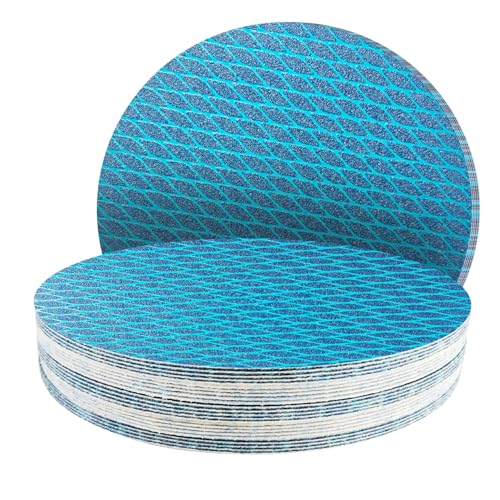 25Stk 200mm Klett Schleifpapier blau ohne löcher, Exzenter Schleifscheiben, 80 körnung Schleifpads, Schleifmittel Resistent gegen Zusetzen für Exzenterschleifer Schleifmaschine 25Stk 200mm Klett Schleifpapier blau ohne löcher, Exzenter Schleifscheiben, 80 körnung Schleifpads, Schleifmittel Resistent gegen Zusetzen für Exzenterschleifer Schleifmaschine von GZKTY