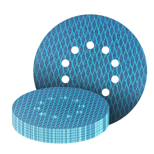 25Stk 225mm Klett Schleifpapier, 10-Loch Schleifscheiben mit Staubabsaugung, Korn 40-240, Hochwertiges Aluminiumoxid Schleifmittel für Exzenterschleifer – GZKTY 25Stk 225mm Klett Schleifpapier, 10-Loch Schleifscheiben mit Staubabsaugung, Korn 40-240, Hochwertiges Aluminiumoxid Schleifmittel für Exzenterschleifer – GZKTY von GZKTY