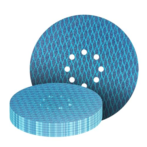 25Stk 225mm Klett Schleifpapier, 8-Loch Schleifscheiben mit Staubabsaugung, Korn 40-240, Hochwertiges Aluminiumoxid Schleifmittel für Exzenterschleifer – GZKTY 25Stk 225mm Klett Schleifpapier, 8-Loch Schleifscheiben mit Staubabsaugung, Korn 40-240, Hochwertiges Aluminiumoxid Schleifmittel für Exzenterschleifer – GZKTY von GZKTY