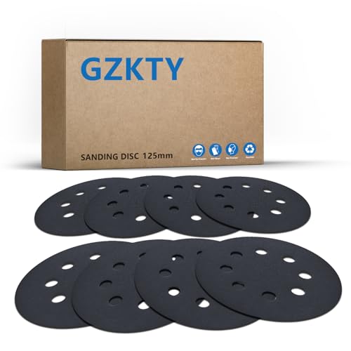 GZKTY 100Stk Schleifpapier 125mm klett 600 Körnung von GZKTY