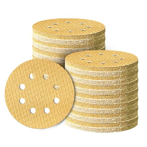 GZKTY 240 Stück Schleifpapier 125mm klett, Exzenter Schleifscheiben, 8-Loch Schleifpads, für Exzenterschleifer Schleifen, Körnung 40 60 80 120 150 180 220 240, für Metall und Holz GZKTY 240 Stück Schleifpapier 125mm klett, Exzenter Schleifscheiben, 8-Loch Schleifpads, für Exzenterschleifer Schleifen, Körnung 40 60 80 120 150 180 220 240, für Metall und Holz von GZKTY