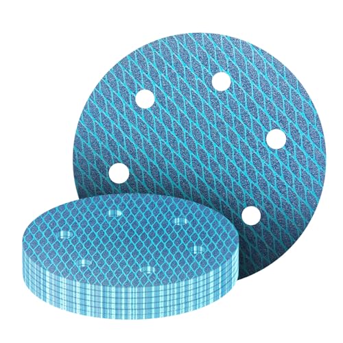 GZKTY 25Stk 225mm Klett Schleifpapier, Exzenter Schleifscheiben, 6-Loch Körnung 40/60/80/120/240 Schleifpads für Trockenbauschleifer Exzenterschleifer Schleifgiraffe GZKTY 25Stk 225mm Klett Schleifpapier, Exzenter Schleifscheiben, 6-Loch Körnung 40/60/80/120/240 Schleifpads für Trockenbauschleifer Exzenterschleifer Schleifgiraffe von GZKTY
