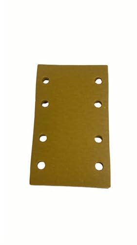 GZKTY Klett-Schleifpapier Set, 60 Blätter, 80x133 mm, 7 Körnungen 40/60/80/120/180/240/320, für Schwingschleifer von GZKTY