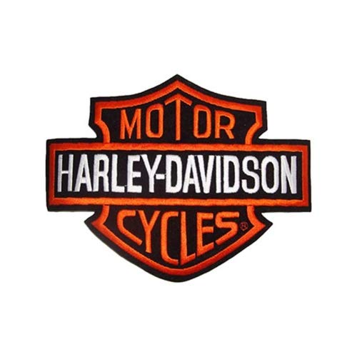 GZM Patch Aufnäher Aufbügler Harley Davidson Logo Bar&Shield B&S XL Large 26x20 x Jacken und Weste Weste Weste von GZM
