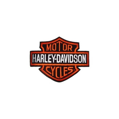 Aufnäher Harley Davidson Logo B&S Media 13 x 9,5 x Jacken und Weste von GZM