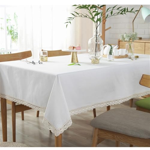 GZSLKSCD Couchtischdecke, rechteckige Tischdecke aus Baumwollleinen für Küchentisch, Hochzeitsdekoration, 140 x 300 cm (15 140 x 300 cm) von GZSLKSCD