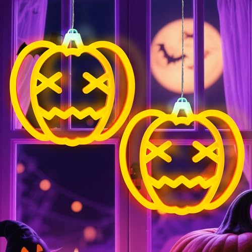GZWY Halloween Deko Lichterkette,Halloween Fensterdeko Licht mit Haken, Kürbis Spinnen Geister Fledermause Fensterlichter Batteriebetriebene Wasserdicht Helloween Dekoration für Fenster Innen Außen GZWY Halloween Deko Lichterkette,Halloween Fensterdeko Licht mit Haken, Kürbis Spinnen Geister Fledermause Fensterlichter Batteriebetriebene Wasserdicht Helloween Dekoration für Fenster Innen Außen von GZWY