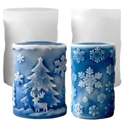 Gießformen Silikon Weihnachten, Elch Silikonformen Gießformen Weihnachten Kerzenformen zum Gießen, Silikonform Weihnachten Elch, Gießform Weihnachten Baum Giessformen Silikon für Weihnachtsdeko (E) Gießformen Silikon Weihnachten, Elch Silikonformen Gießformen Weihnachten Kerzenformen zum Gießen, Silikonform Weihnachten Elch, Gießform Weihnachten Baum Giessformen Silikon für Weihnachtsdeko (E) von GZWY