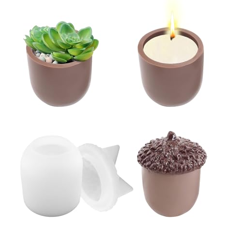 Silikonform Eichel, Silikonform Dose mit Deckel Silikonform für Behälter DIY Basteln, Tannenzapfen zum Basteln Aufbewahrungsbox Silikonform Heim-Organizer Epoxidharz Gießform Tannenbaum Für Schmuck Silikonform Eichel, Silikonform Dose mit Deckel Silikonform für Behälter DIY Basteln, Tannenzapfen zum Basteln Aufbewahrungsbox Silikonform Heim-Organizer Epoxidharz Gießform Tannenbaum Für Schmuck von GZWY