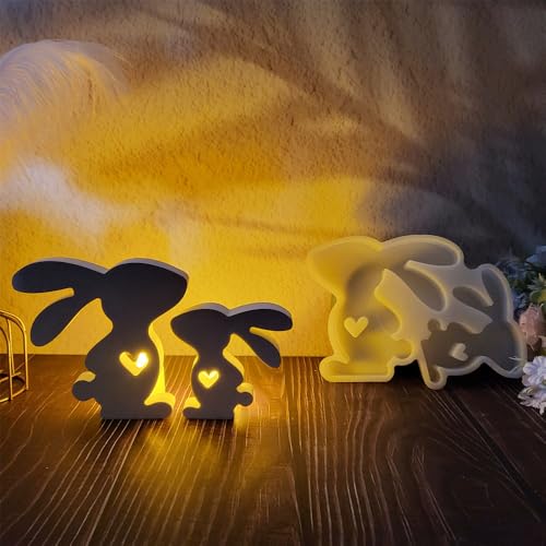 Silikonform Hase, Silikonformen Gießformen Ostern, Gießformen Silikon Ostern Hase Gipsformen zum Gießen Kaninchen Silikonform Ostern Silikonform Frühling für DIY Osterdeko Frühlingsdeko (C) Silikonform Hase, Silikonformen Gießformen Ostern, Gießformen Silikon Ostern Hase Gipsformen zum Gießen Kaninchen Silikonform Ostern Silikonform Frühling für DIY Osterdeko Frühlingsdeko (C) von GZWY