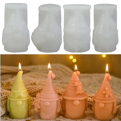 Silikonform Weihnachten Wichtel, 3D Silikonformen Gießformen Weihnachten Kerzenformen zum Gießen, Gießformen Silikon Gießform Wichtel Gips Zum Gießen Giessformen Silikon für Weihnachtsdeko (#A4) Silikonform Weihnachten Wichtel, 3D Silikonformen Gießformen Weihnachten Kerzenformen zum Gießen, Gießformen Silikon Gießform Wichtel Gips Zum Gießen Giessformen Silikon für Weihnachtsdeko (#A4) von GZWY