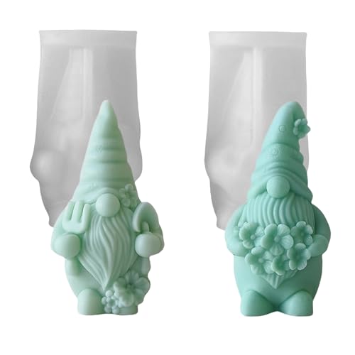 Silikonform Weihnachten Wichtel, 3D Silikonformen Gießformen Weihnachten Kerzenformen zum Gießen, Gießformen Silikon Gießform Wichtel Gips Zum Gießen Giessformen Silikon für Weihnachtsdeko Kerzen (A) Silikonform Weihnachten Wichtel, 3D Silikonformen Gießformen Weihnachten Kerzenformen zum Gießen, Gießformen Silikon Gießform Wichtel Gips Zum Gießen Giessformen Silikon für Weihnachtsdeko Kerzen (A) von GZWY