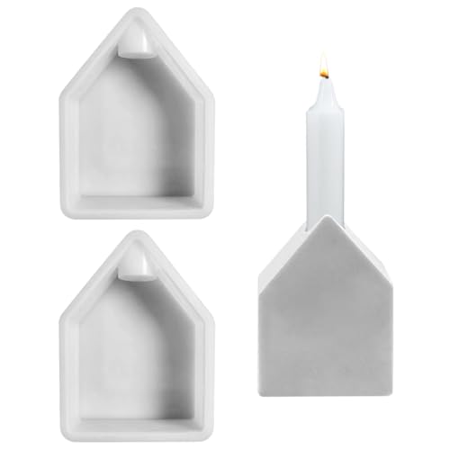 Silikonformen Gießformen Häuser Kerzenhalter,Silikonform Weihnachten Haus Gips zum Gießen,Silikonform Kerzenhalter Gießformen Silikon Weihnachten Haus Gießform Kerzenhalter für Sojawachs Kerzen (2PCS) Silikonformen Gießformen Häuser Kerzenhalter,Silikonform Weihnachten Haus Gips zum Gießen,Silikonform Kerzenhalter Gießformen Silikon Weihnachten Haus Gießform Kerzenhalter für Sojawachs Kerzen (2PCS) von GZWY