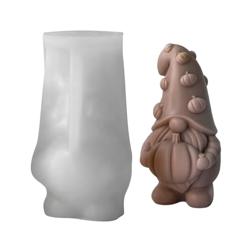 Silikonformen Gießformen Kürbis Wichtel, 3D Silikonform Kürbis Wichtel Gießformen Silikon Herbst Kürbis Gips zum Gießen Gießform Halloween Giessformen Silikon für Herbstdeko Halloween Deko (A) Silikonformen Gießformen Kürbis Wichtel, 3D Silikonform Kürbis Wichtel Gießformen Silikon Herbst Kürbis Gips zum Gießen Gießform Halloween Giessformen Silikon für Herbstdeko Halloween Deko (A) von GZWY