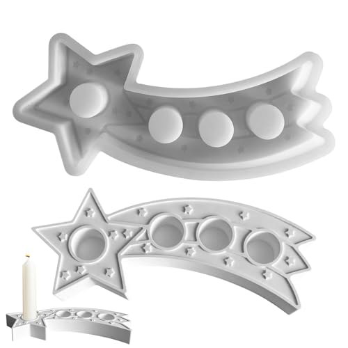 Silikonformen Gießformen Weihnachten Kerzenhalter, Silikonform Weihnachten Stern Teelichthalter Kerzenformen Zum Gießen, Gießformen Silikon Weihnachten Kerzenhalter, Giessformen Silikon (Stern 1pcs) Silikonformen Gießformen Weihnachten Kerzenhalter, Silikonform Weihnachten Stern Teelichthalter Kerzenformen Zum Gießen, Gießformen Silikon Weihnachten Kerzenhalter, Giessformen Silikon (Stern 1pcs) von GZWY
