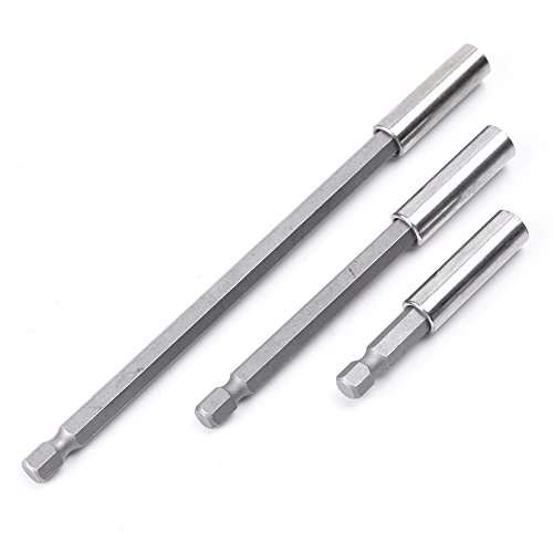 GZYF 3-teiliges magnetisches Bithalter-Verlängerungsset mit Sechskantschaft, 1/4 Zoll Sechskantschaft, magnetischer Schraubendreher-Bohrer-Bithalte GZYF 3-teiliges magnetisches Bithalter-Verlängerungsset mit Sechskantschaft, 1/4 Zoll Sechskantschaft, magnetischer Schraubendreher-Bohrer-Bithalte von GZYF