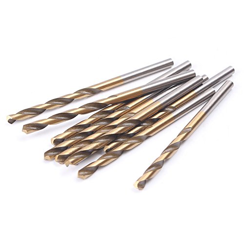 GZYF 50-teiliges HSS-Spiralbohrer-Set, Hochgeschwindigkeitsstahl, Titanbeschichtete Bohrer für Holz, Kunststoff, Aluminium, 1/1,5/2/2,5/3 mm GZYF 50-teiliges HSS-Spiralbohrer-Set, Hochgeschwindigkeitsstahl, Titanbeschichtete Bohrer für Holz, Kunststoff, Aluminium, 1/1,5/2/2,5/3 mm von GZYF