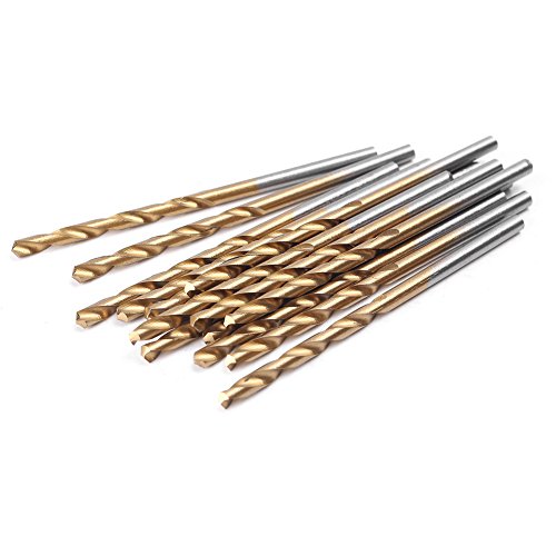 GZYF 99-teiliges HSS-Spiralbohrer-Set, Hochgeschwindigkeitsstahl, Titanbeschichtete Bohrer für Holz, Kunststoff, Aluminium, 1,5 mm - 10 mm von GZYF