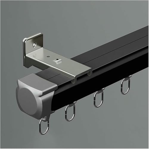 Deckenvorhang, Trennwand, Krankenhausvorhang, schwarz-weiß, robuster Vorhang Schiene, Wandsystem, 18 20 12 4 8 10 4,9m lange Metallstange für lange schwere Luxusvorhänge Deckenvorhang, Trennwand, Krankenhausvorhang, schwarz-weiß, robuster Vorhang Schiene, Wandsystem, 18 20 12 4 8 10 4,9m lange Metallstange für lange schwere Luxusvorhänge von GZYHDC